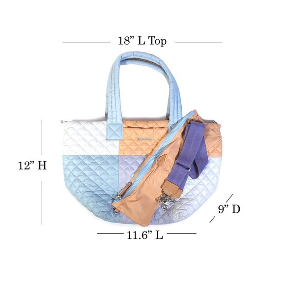 MZ Wallace Bag Pastel Patchwork Metro Tote Deluxe - Picture 11 of 11